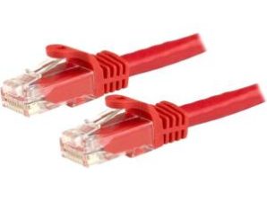 StarTech.com Cable Patch Cat6 UTP sin Enganches RJ-45 Macho - RJ-45 Macho, 30cm, Rojo 6 ETHERNET GIGABIT SIN ENGANCHES