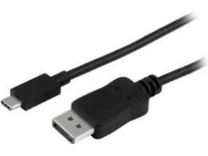 StarTech.com Cable USB-C Macho - DisplayPort Macho, 1.8 Metros, Negro .
