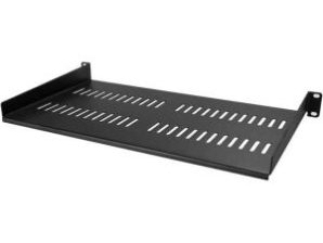 StarTech.com Charola Ventilada 1U para Rack, hasta 20kg, Negro .