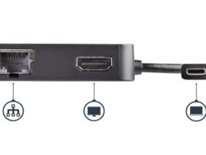 StarTech.com Docking Station USB-C con Gigabit Ethernet, HDMI 4K, Negro G STATION USB C PARA LAPTOP