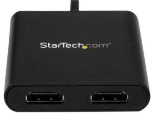 StarTech.com Divisor Splitter MST USB-C Macho - 2x HDMI Hembra, Negro HDMI DE 2 PUERTOS USB TIPO C