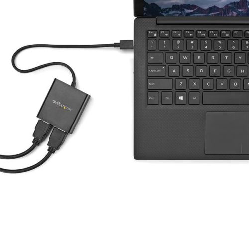 StarTech.com Divisor Splitter MST USB-C Macho - 2x HDMI Hembra, Negro HDMI DE 2 PUERTOS USB TIPO C