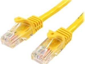 StarTech.com Cable Patch Cat5e UTP sin Enganches RJ-45 Macho - RJ-45 Macho, 10 Metros, Amarillo 5E ETHERNET SIN ENGANCHE