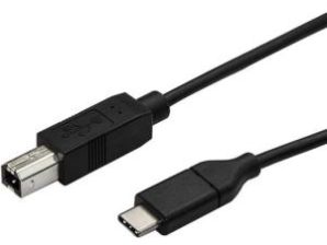 StarTech.com Cable USB-C Macho - USB-B Macho para Impresora, 3 Metros, Negro PRESORA USB TIPO C A USB B