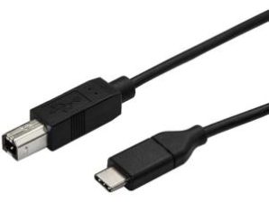 StarTech.com Cable USB C Macho - USB B Macho, 50cm, Negro IMPRESORA USB TIPO C A USB B
