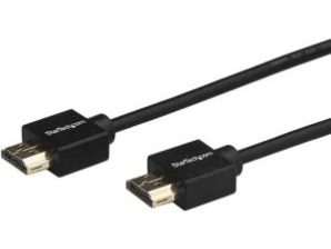 StarTech.com Cable HDMI Macho - HDMI Macho, 2 Metros, Negro NECTORES CON AGARRE 4K 60HZ
