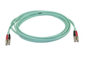 StarTech.com Cable Fibra Óptica Dúplex Multimodo OM4, LC Macho - LC Macho, 50/125µm, 3 Metros, Aqua OM4 100GB 50/125 LSZH AGUAMARINA