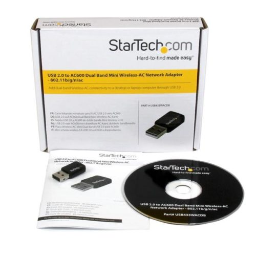 StarTech.com Mini Adaptador de Red USB 2.0 Inalámbrico, WLAN, 433 Mbit/s INALAMBRICO WIFI 802.11AC