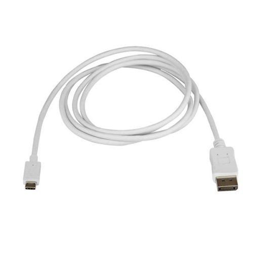 StarTech.com Cable USB-C Macho - DisplayPort Macho, 1.8 Metro, Blanco A DISPLAYPORT 4K 60HZ BLANCO