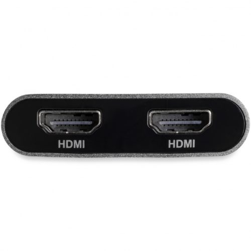 StarTech.com Adaptador de Video Thunderbolt 3 a Doble HDMI 4K, 60Hz, Plata A DOBLE HDMI 4K60 MAC Y WIN