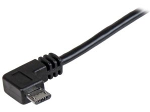 StarTech.com Cable Micro USB Acodado a la Derecha, 50cm, Negro LA DERECHA PARA SMARTPHONES