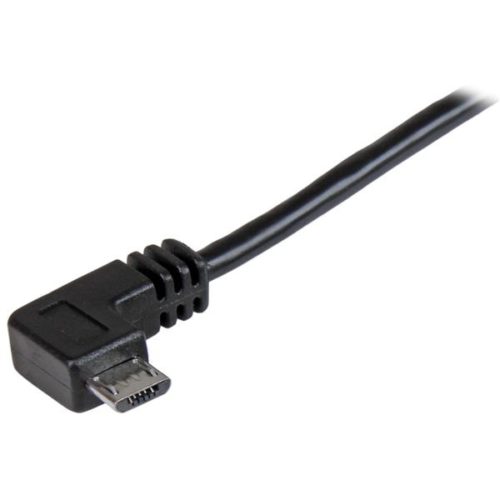 StarTech.com Cable Micro USB Acodado a la Derecha, 50cm, Negro LA DERECHA PARA SMARTPHONES
