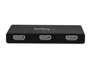 StarTech.com Splitter Divisor USB-C a 3 Puertos HDMI, Negro .