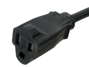 StarTech.com Cable de Poder NEMA 5-15P Macho - NEMA 5-15R Hembra, 1.83 Metros, Negro 5-15R A NEMA 5-15P