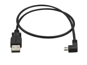 StarTech.com Cable USB A Macho - Micro USB B Macho Acodado a la Izquierda, 50cm, Negro IZQUIERDA PARA SMARTPHONES