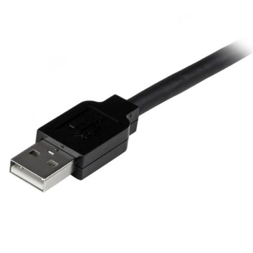 StarTech.com Cable USB A Macho - USB A Hembra, 10 Metros, Negro USB 2.0 ACTIVO AMPLIFICADO M H