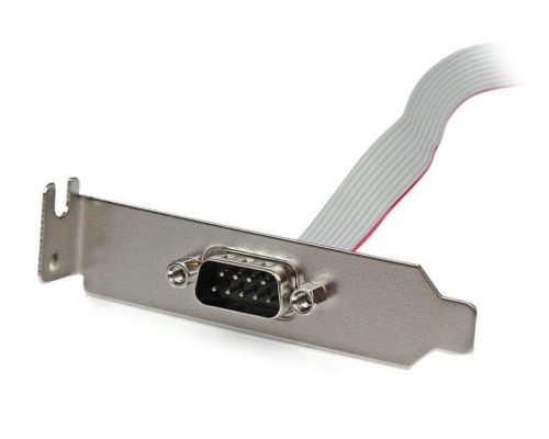 StarTech.com Adaptador IDC Macho - DB-9 Hembra, Gris SERIAL DB9 IDC10 PERFIL BAJO