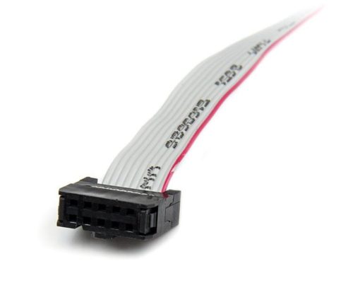 StarTech.com Adaptador IDC Macho - DB-9 Hembra, Gris SERIAL DB9 IDC10 PERFIL BAJO