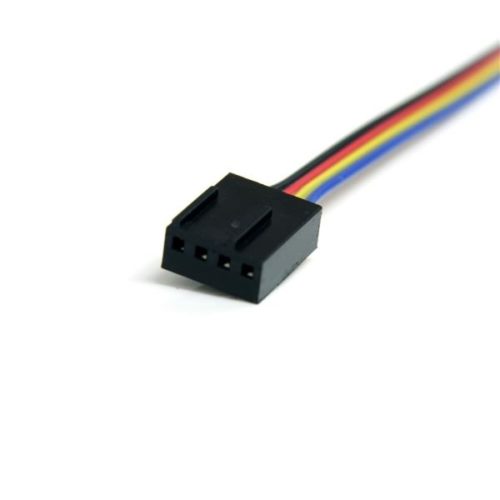 StarTech.com Cable de Poder Molex (4-pin) Macho - Molex (4-pin) Macho, 30cm, Multicolor ALIMENTACION VENTILADOR 4 PIN