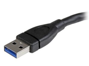 StarTech.com Cable USB A 3.0 Macho - USB A 3.0 Hembra, 15cm, Negro USB SUPERSPEED NEGRO