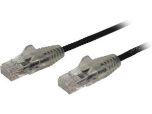 StarTech.com Cable Patch Cat6 UTP Sin Enganches RJ-45 Macho - RJ-45 Macho, 20cm, Negro SIN ENGANCHES SNAGLESS NEGRO