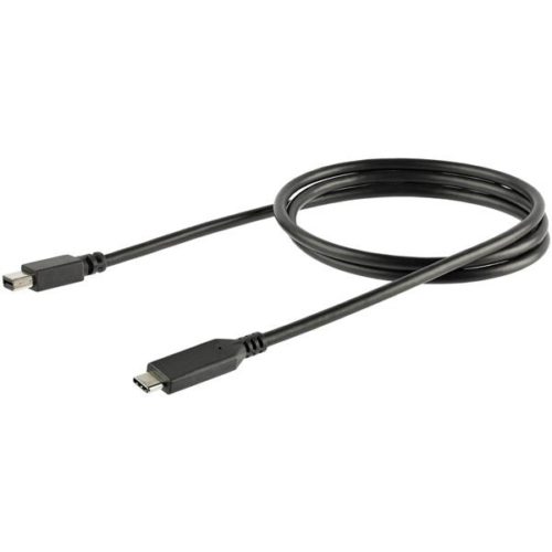 StarTech.com Adaptador USB C - Macho - Mini DisplayPort - Macho 1 Metro, Negro MINI DISPLAYPORT 4K60 NEGRO