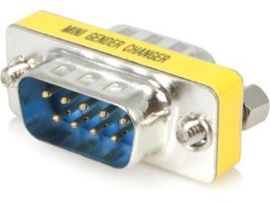 StarTech.com Adaptador Serial DB9 Macho - Serial DB9 Macho, Plateado SLIMLINE MACHO A MACHO