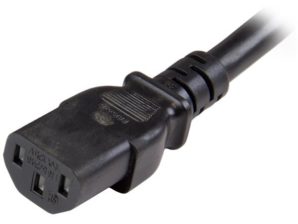 StarTech.com Cable de Poder C13 Macho - C20 Hembra, .91 cm, Negro 91CM ALIMENTACION DE COMPUTADORA