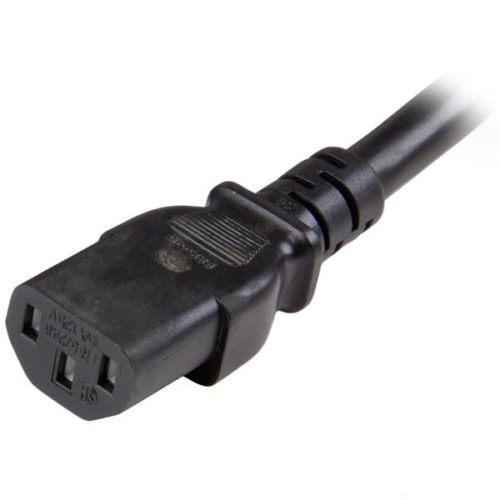 StarTech.com Cable de Poder C13 Macho - C20 Hembra, .91 cm, Negro 91CM ALIMENTACION DE COMPUTADORA