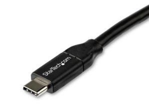 StarTech.com Cable USB C Macho - USB C Macho, 2 Metros, Negro CON CAPACIDAD PD 5A USB 2.0
