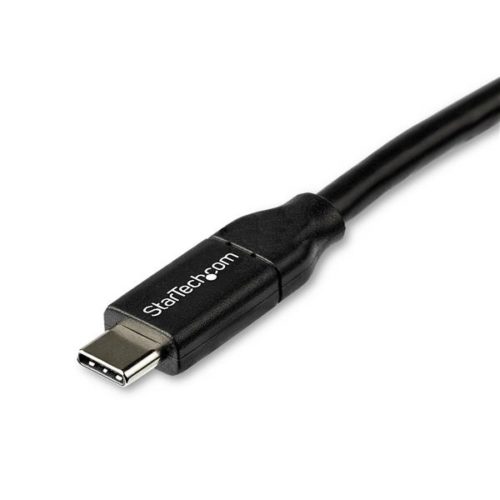 StarTech.com Cable USB C Macho - USB C Macho, 2 Metros, Negro CON CAPACIDAD PD 5A USB 2.0