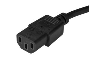 StarTech.com Cable de Poder NEMA 5-15P Macho - C13 Coupler Hembra, 3 Metros, Negro PLANO NEMA 5-15P A C13 PARA PC