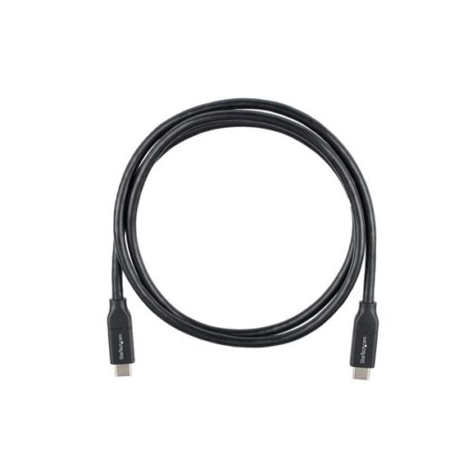 StarTech.com Cable USB C Macho - USB C Macho, 1 Metro, Negro CON CAPACIDAD PD 5A USB 2.0
