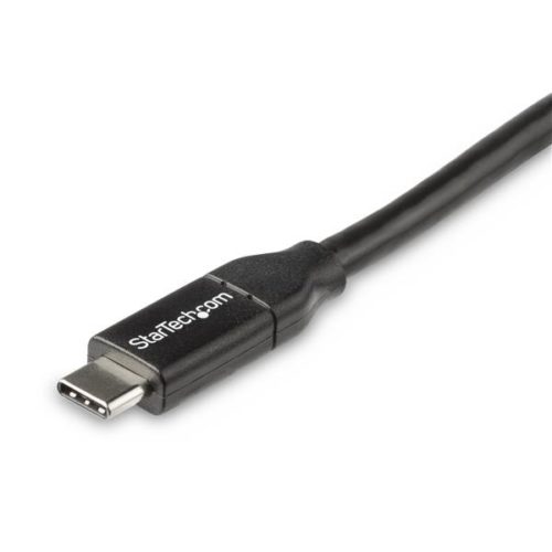 StarTech.com Cable USB-C Macho - USB-C Macho, 50cm, Negro CON CAPACIDAD PD 5A USB 2.0