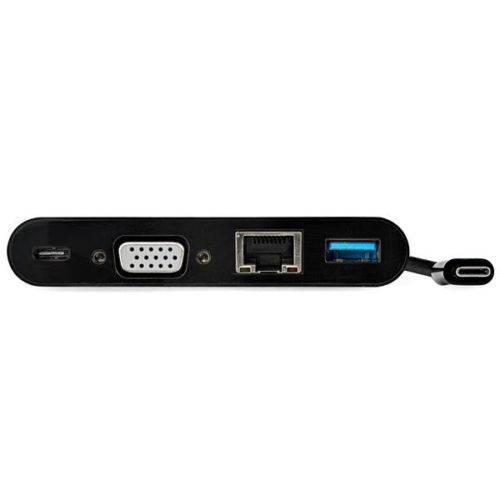 StarTech.com Docking Station USB C de 1 Puerto, 1x VGA, 1x RJ-45, Negro DOCKING STATION VGA GBE