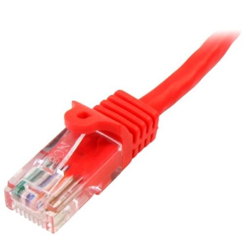 Startech.com Cable Patch Cat5e UTP sin Enganches RJ-45 Macho - RJ-45 Macho, 2 Metros, Rojo CAT5E ETHERNET RJ45 SNAGLESS