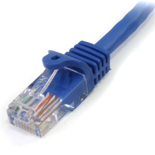 StarTech.com Cable Patch Cat5e UTP sin Enganches RJ-45 Macho - RJ-45 Macho, 3 Metros, Azul CAT5E ETHERNET RJ45 SNAGLESS
