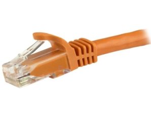 StarTech.com Cable Patch Cat6 UTP sin Enganches RJ-45 Macho - RJ-45 Macho, 1 Metro, Naranja CAT6 ETHERNET RJ45 SNAGLESS