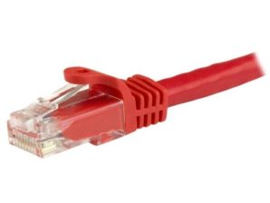 StarTech.com Cable Patch Cat6 UTP sin Enganches RJ-45 Macho - RJ-45 Macho, 1 Metro, Rojo CAT6 ETHERNET RJ45 SNAGLESS