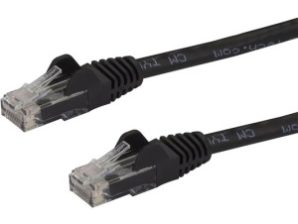 Startech.com Cable Patch Cat6 UTP sin Enganches RJ-45 Macho - RJ-45 Macho, 1 Metro, Negro RJ45 SNAGLESS GIGABIT NEGRO