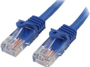 StarTech.com Cable Patch Cat5e UTP sin Enganches RJ-45 Macho - RJ-45 Macho, 1 Metro, Azul CAT5E ETHERNET RJ45 SNAGLESS