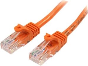 StarTech.com Cable Patch Cat5e UTP sin Enganches RJ-45 Macho - RJ-45 Macho, 1 Metro, Naranja CAT5E ETHERNET RJ45 SNAGLESS