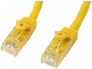 Startech.com Cable Patch Cat6 UTP sin Enganches RJ-45 Macho - RJ-45 Macho, 2 Metros, Amarillo CAT6 ETHERNET RJ45 SNAGLESS