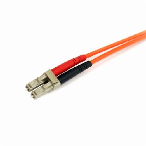StarTech.com Cable Fibra Óptica Multimodo Dúplex LC Macho - ST Macho, 2 Metros, Naranja MULTIMODO 62.5/125 LC A ST