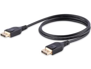 StarTech.com Cable DP14MM1M DisplayPort Macho - DisplayPort Macho, 1 Metro, Negro VESA CERTIFIED 8K@60HZ HBR3