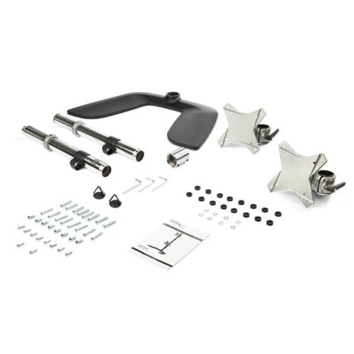 StarTech.com Soporte Vertical para Escritorio para 2 Monitores 13" - 27", hasta 16Kg, Negro PANTALLAS DE HASTA 27 VESA
