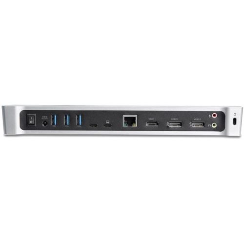 StarTech.com Docking Station DK30CH2DEP USB-C, 2x USB 3.0, 1x HDMI, 2x DisplayPort, 1x RJ-45, Plata/Negro 5X USB 3.0 PD 100W DP HDMI