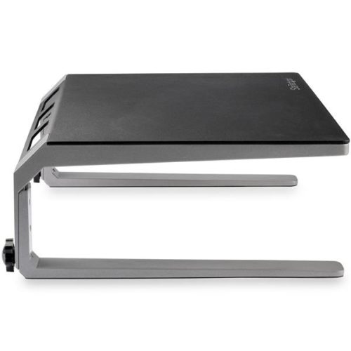 StarTech.com Base para 1 Monitor max. 32", hasta 10Kg, Negro/Plata ALTURA AJUSTABLE - ACERO/ALUMINIO