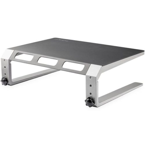 StarTech.com Base para 1 Monitor max. 32", hasta 10Kg, Negro/Plata ALTURA AJUSTABLE - ACERO/ALUMINIO