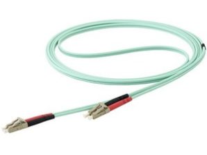 Cable de Fibra Óptica StarTech.com - LC - Dúplex - Multimodo - 10M - Aqua AGUAMARINA - LC A LC - 50/125